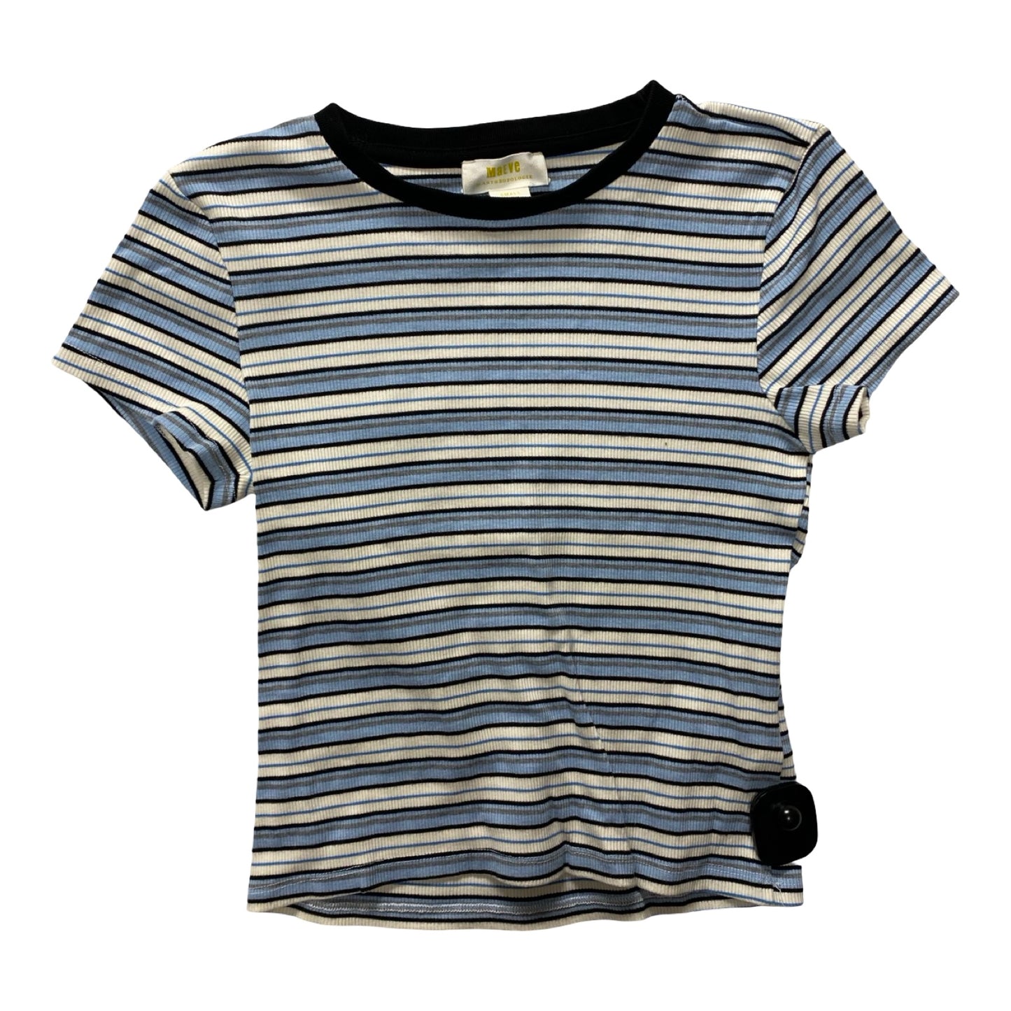 Top Ss Basic By Maeve In Striped Pattern, Size:S