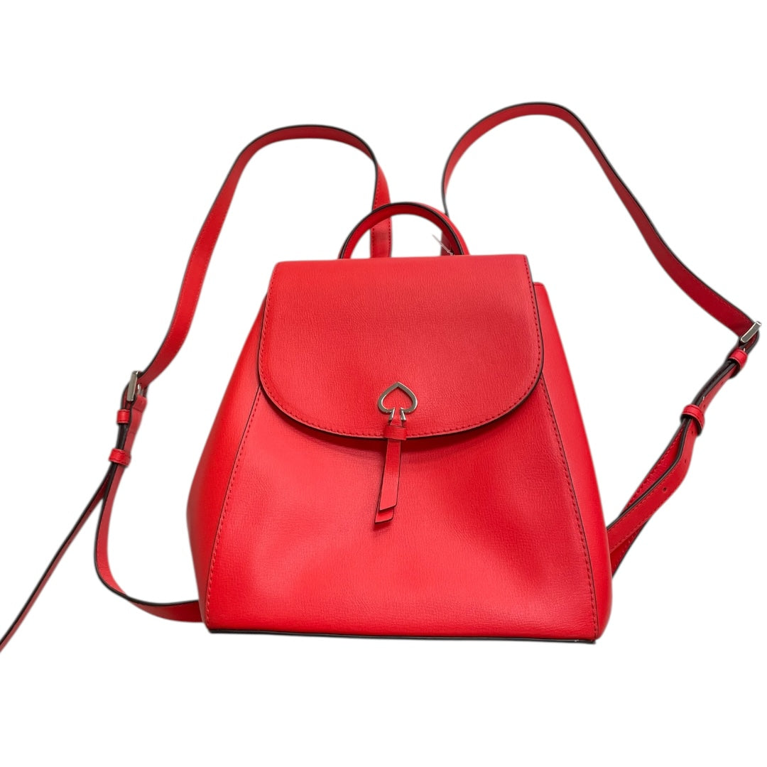 Backpack Designer By Kate Spade In Red, Size:Medium