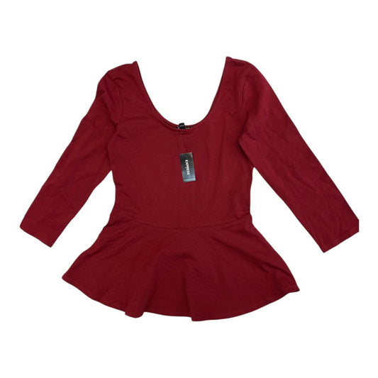 Top Ls By Express In Red, Size:S