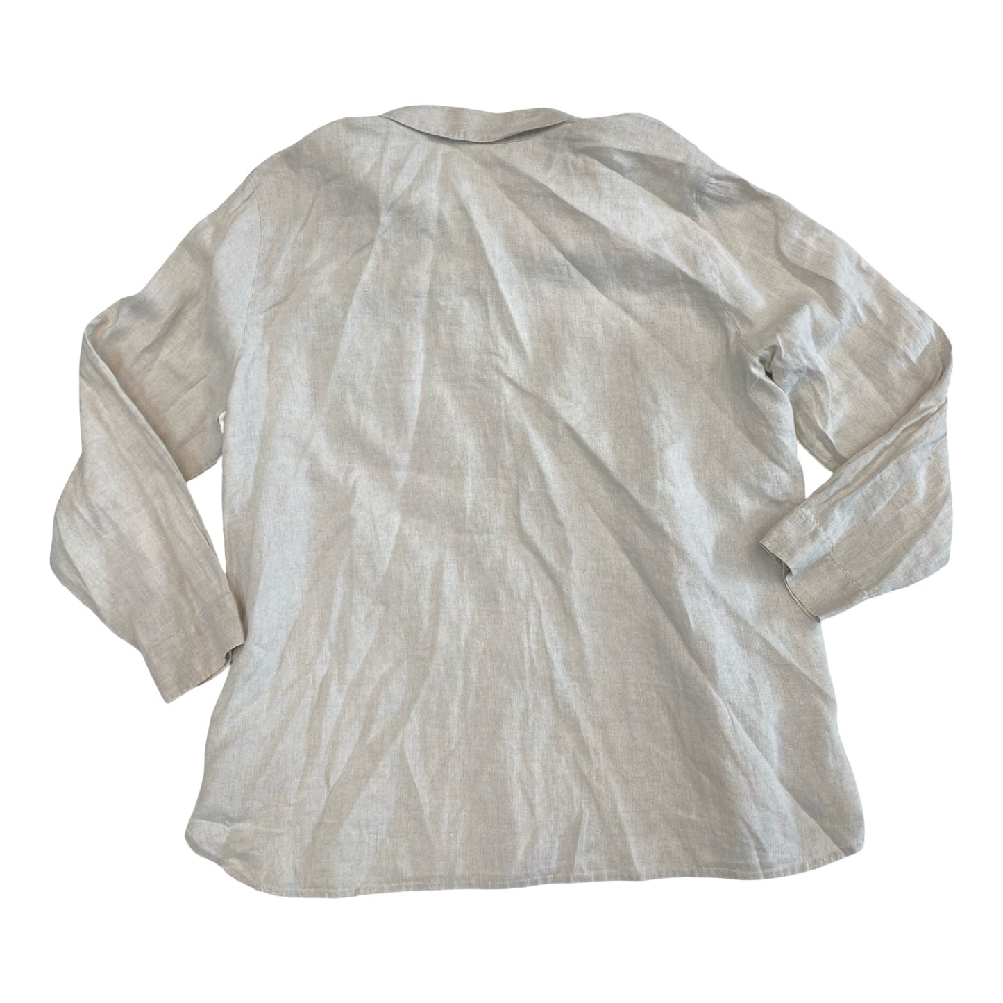 Top Ls By J. Jill In Tan, Size:1X