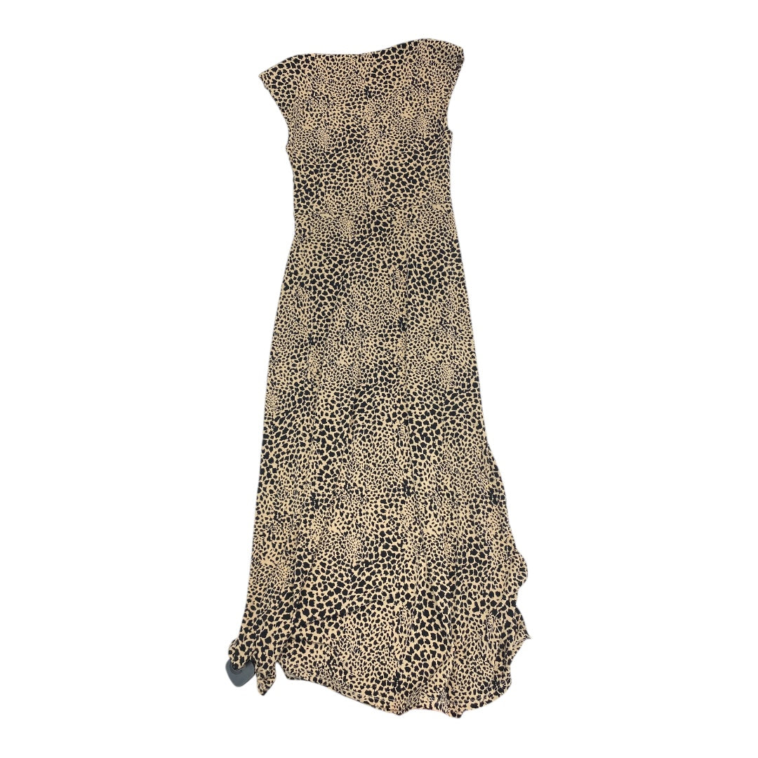 Dress Casual Maxi By Bcbgmaxazria In Animal Print, Size:S