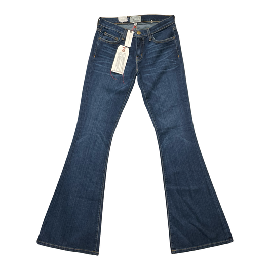 Jeans Flared By Current Elliott In Blue Denim, Size:4
