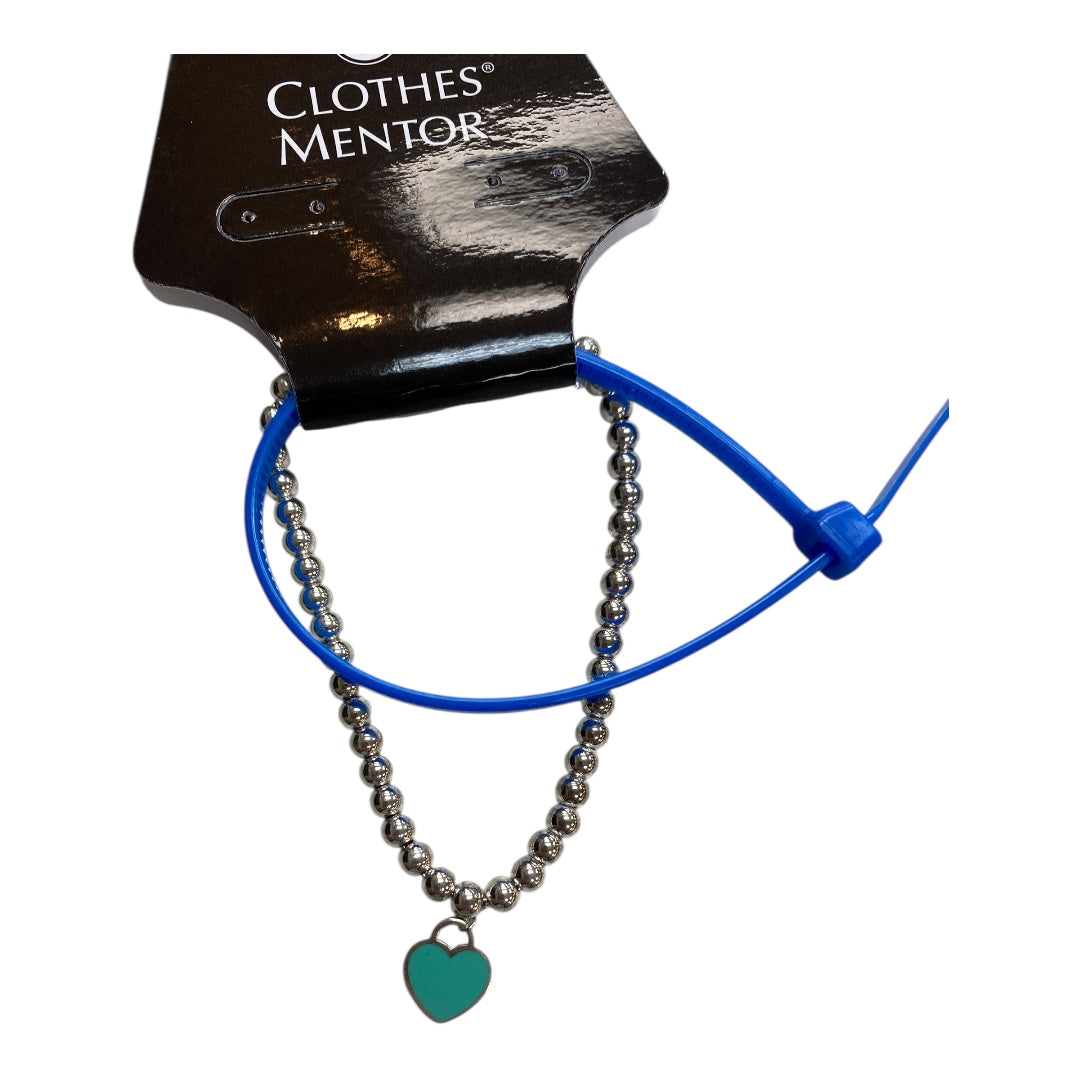 Bracelet Luxury Designer By Tiffany And Company In Blue & Silver