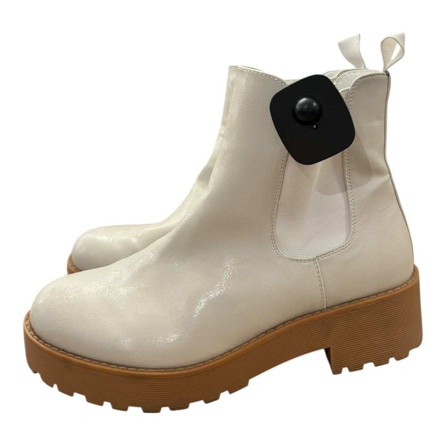 Boots Ankle Heels By Dirty Laundry In Grey, Size:10