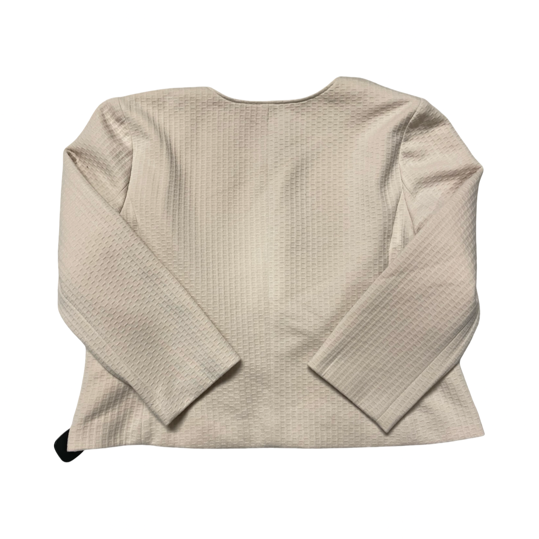 Blazer By Ann Taylor In Cream, Size:Xl