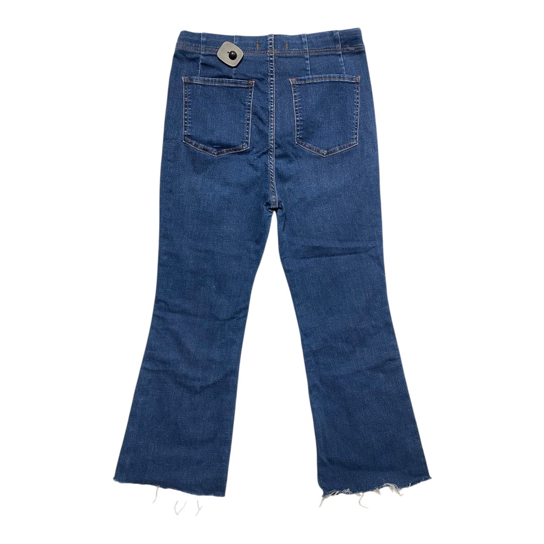 Jeans Flared By Free People In Blue Denim, Size:8