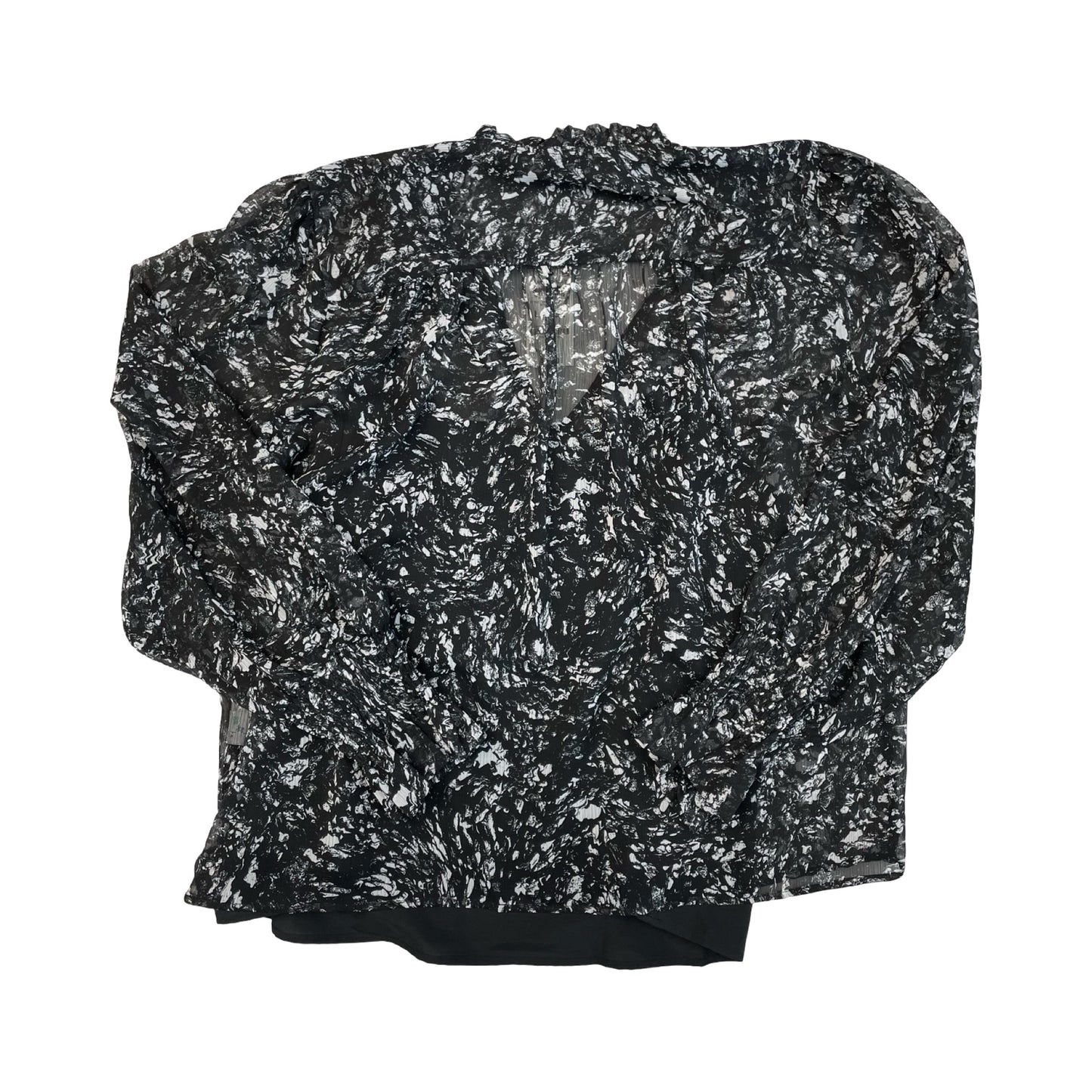 Top Ls By Inc In Black & White, Size:L