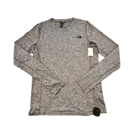 Athletic Top Ls Crewneck By The North Face In Grey, Size:M