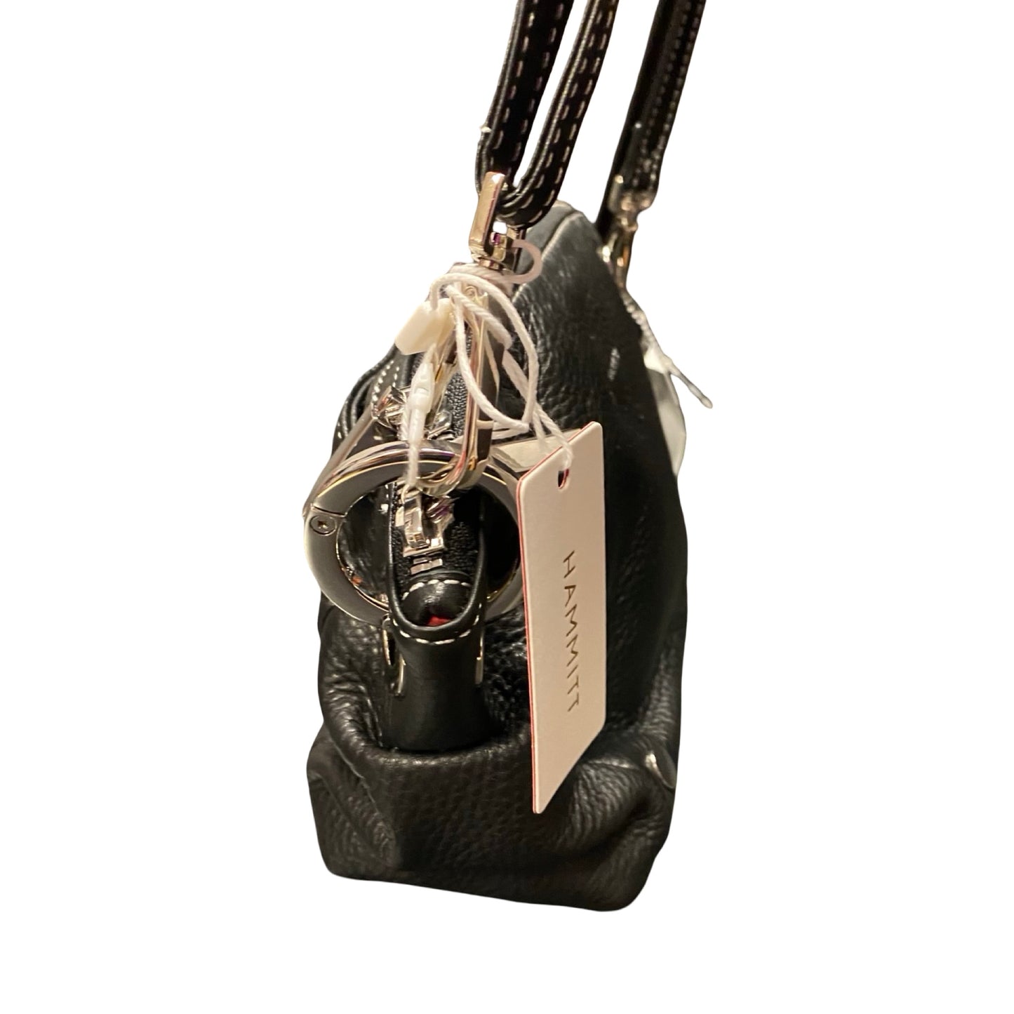 Handbag Designer By Hammitt In Black & Silver, Size:Small