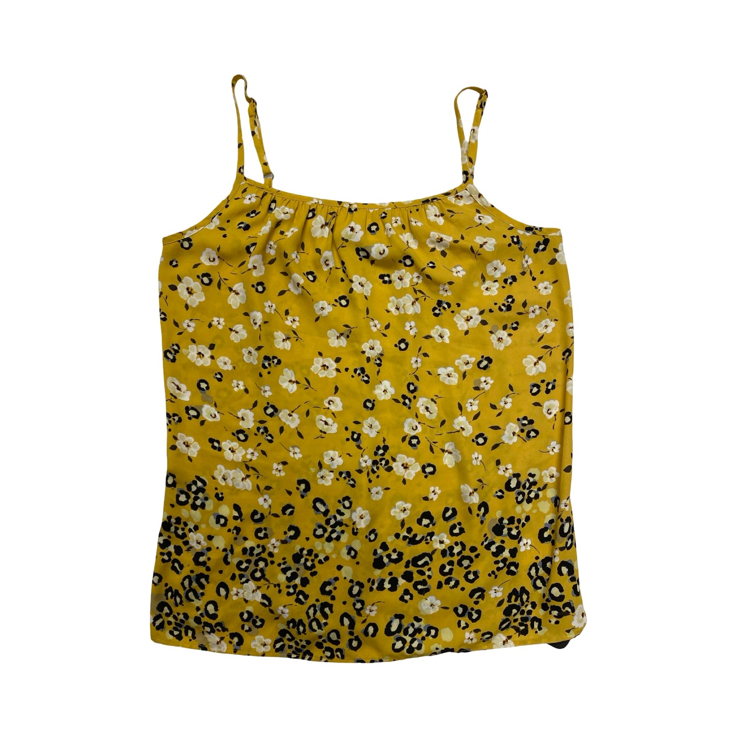 Top Sleeveless By Cabi In Yellow, Size:M