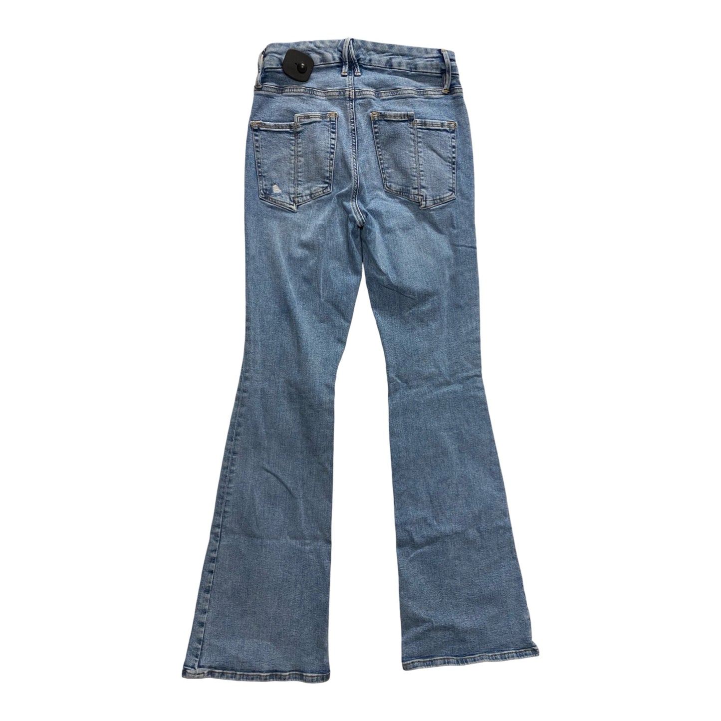Jeans Flared By Good American In Blue Denim, Size:4