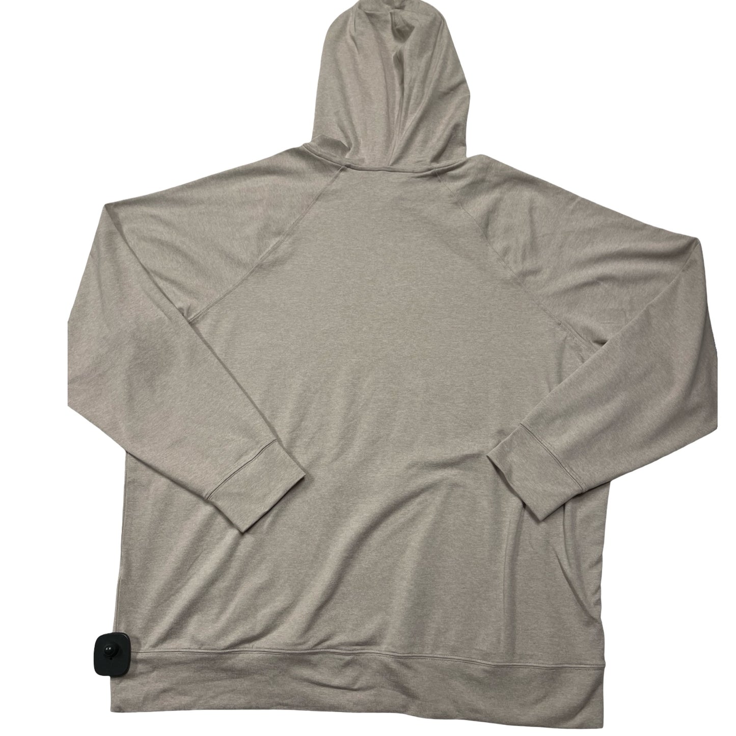 Athletic Top Ls Hoodie By Vuori In Taupe, Size:Xl