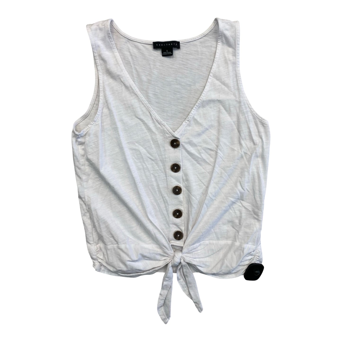 Top Sleeveless By Sanctuary In White, Size:S