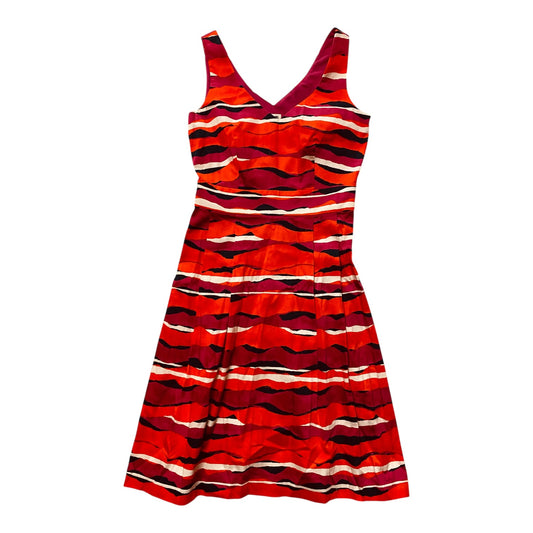 Dress Casual Midi By Anne Klein In Pink & Red, Size:2