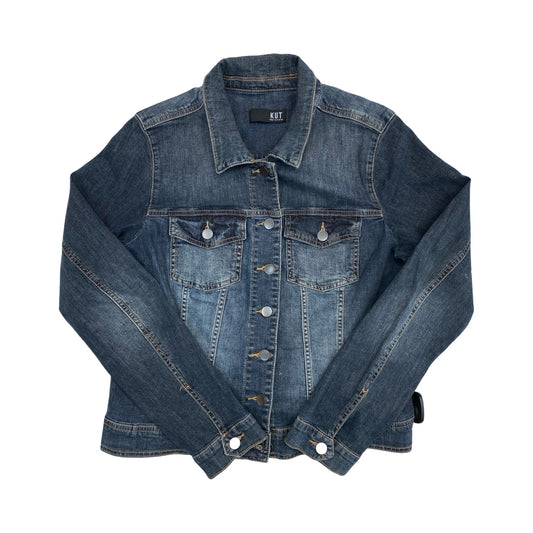 Jacket Denim By Kut In Blue Denim, Size:Xl