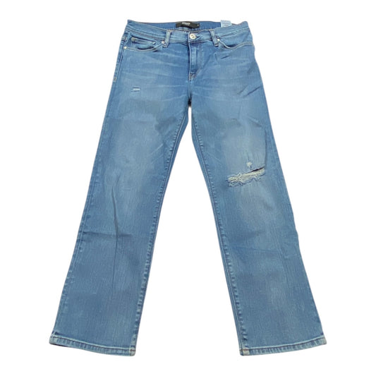 Jeans Straight By Hudson In Blue Denim, Size:6