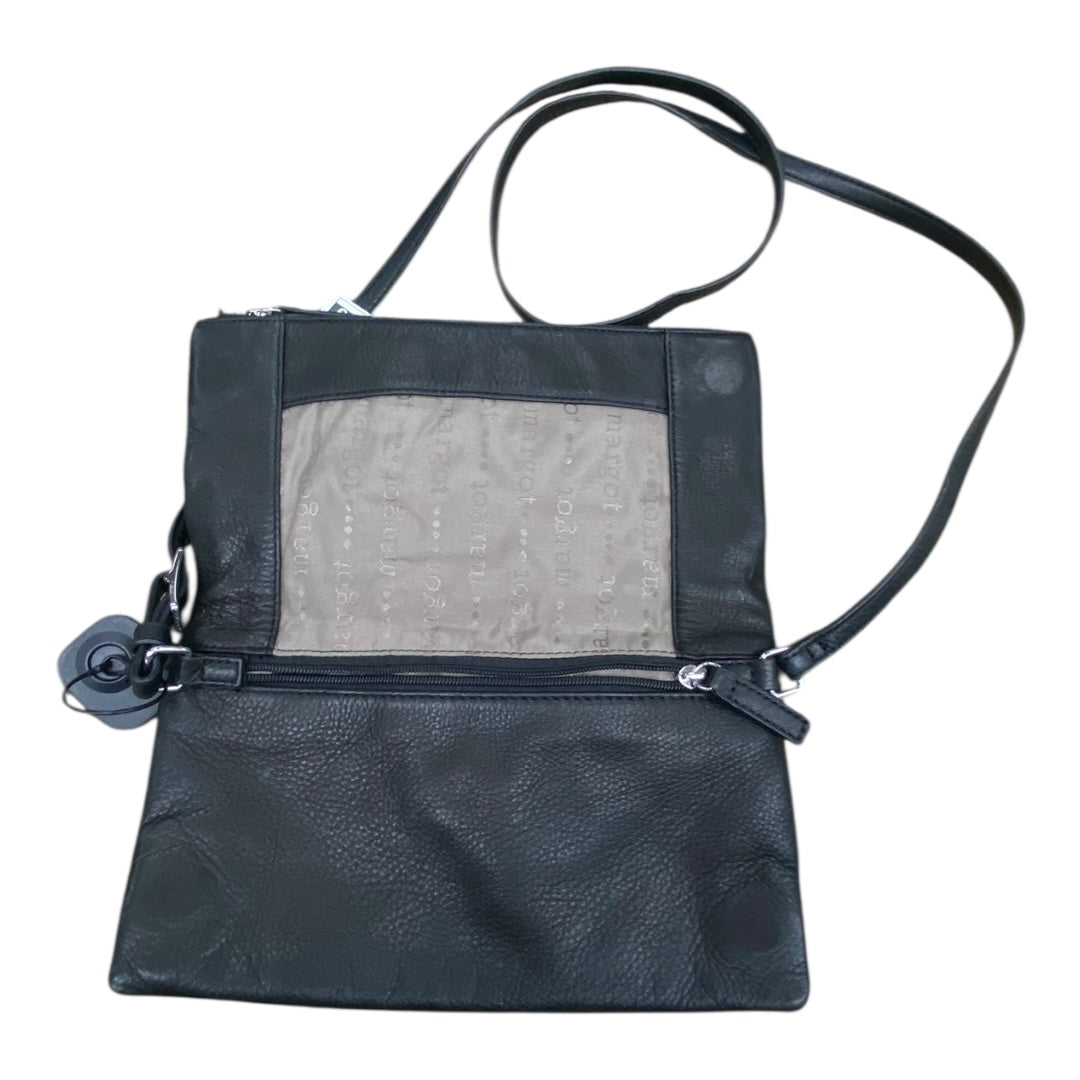 Handbag Leather By Margot In Black, Size:Small
