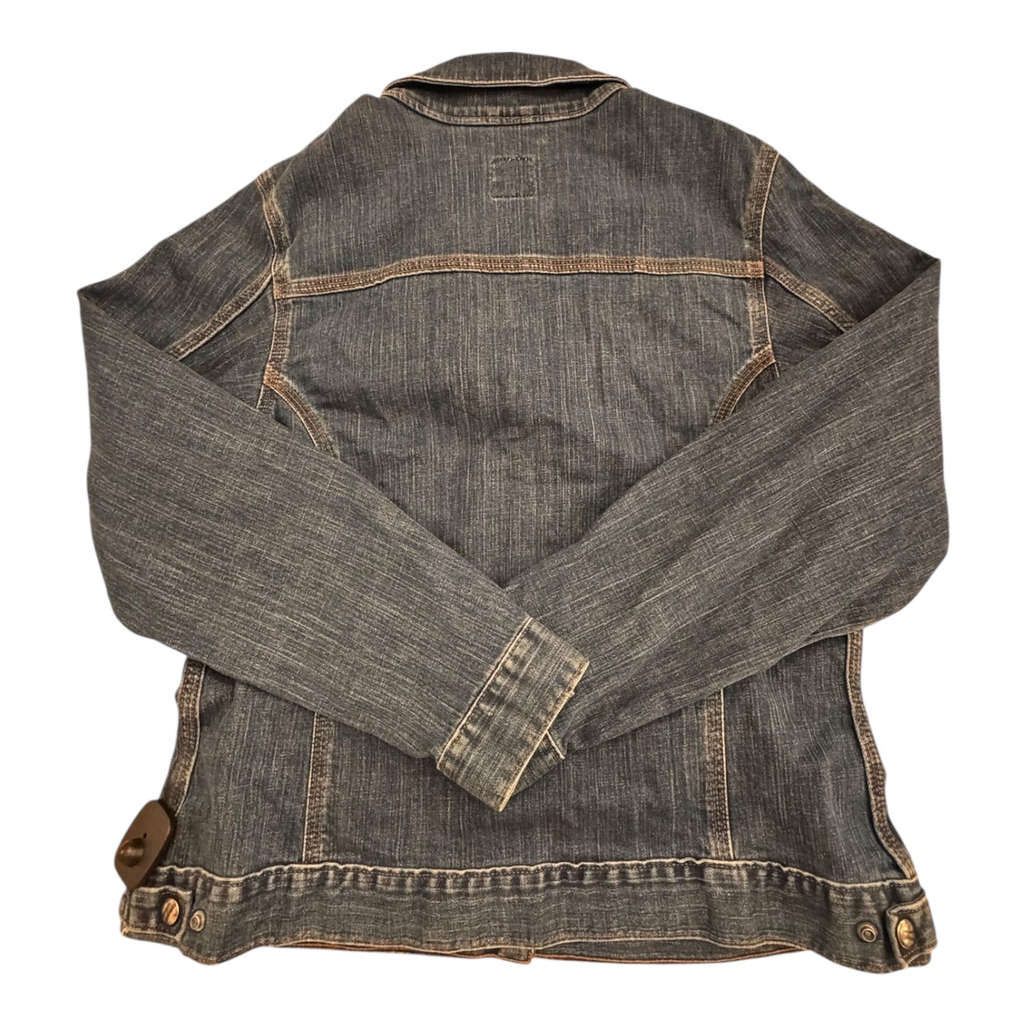 Jacket Denim By Carhartt In Blue Denim, Size:L