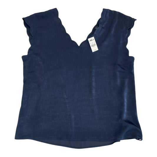 Top Sleeveless By Express In Navy, Size:L