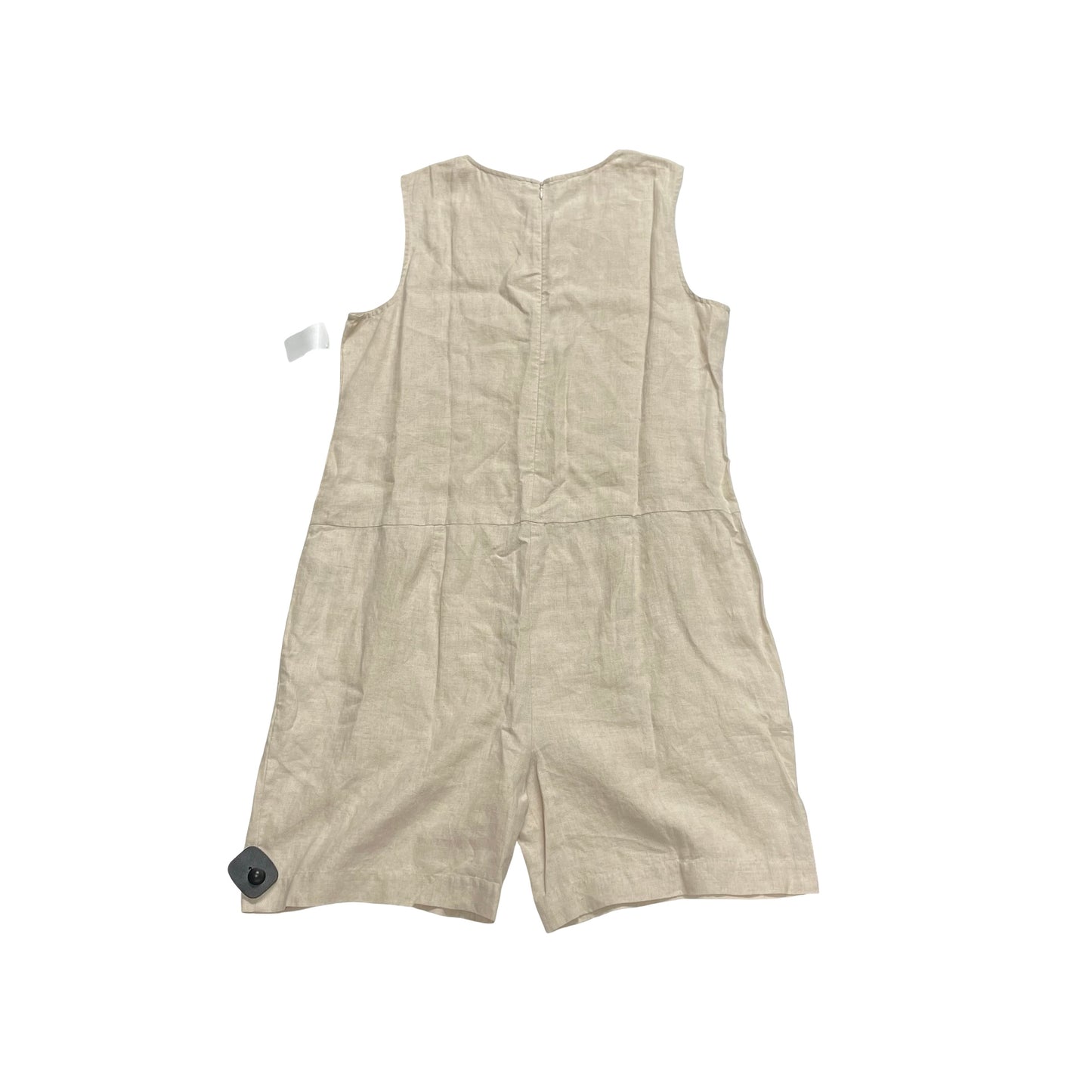 Romper Designer By Eileen Fisher In Tan, Size:S