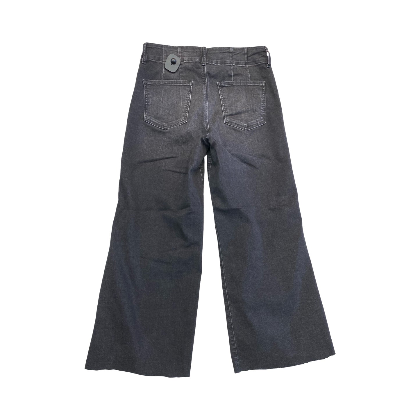 Jeans Cropped By Kut In Black Denim, Size:6