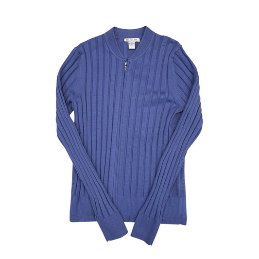 Sweater Cardigan By Athleta In Purple, Size:M