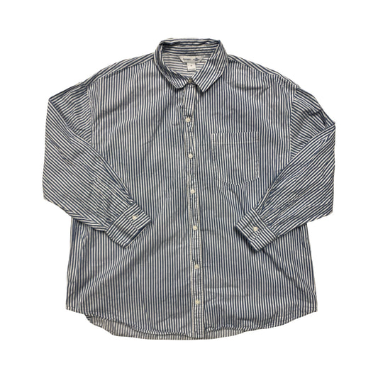 Blouse Ls By Old Navy In Striped Pattern, Size:M
