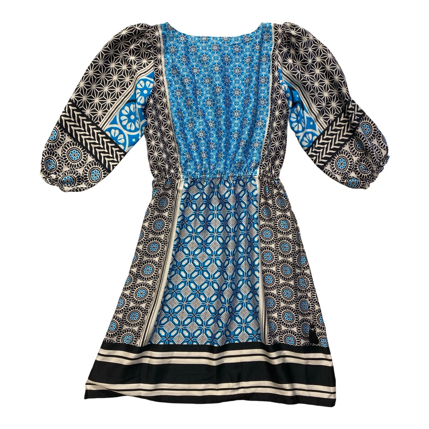 Dress Casual Short By Loft In Blue & White, Size:Xs