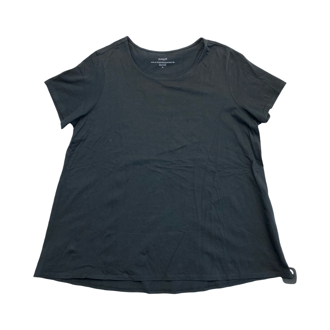 Top Ss By Pure Jill In Black, Size:Xl