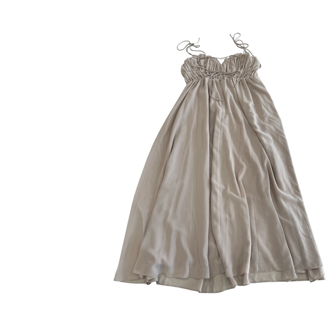Dress Party Long By Reformation In Tan, Size:0