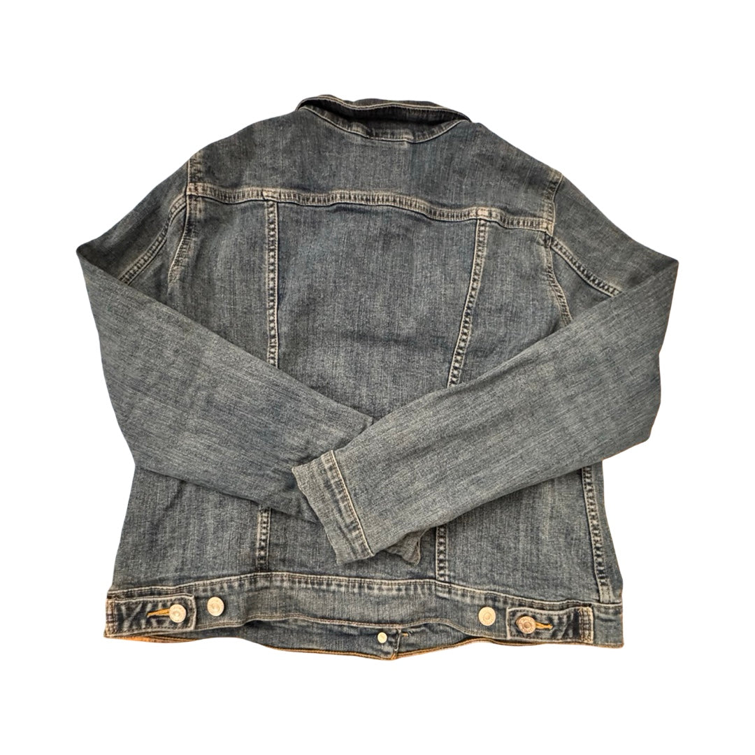 Jacket Denim By Levis In Blue Denim, Size:Xl