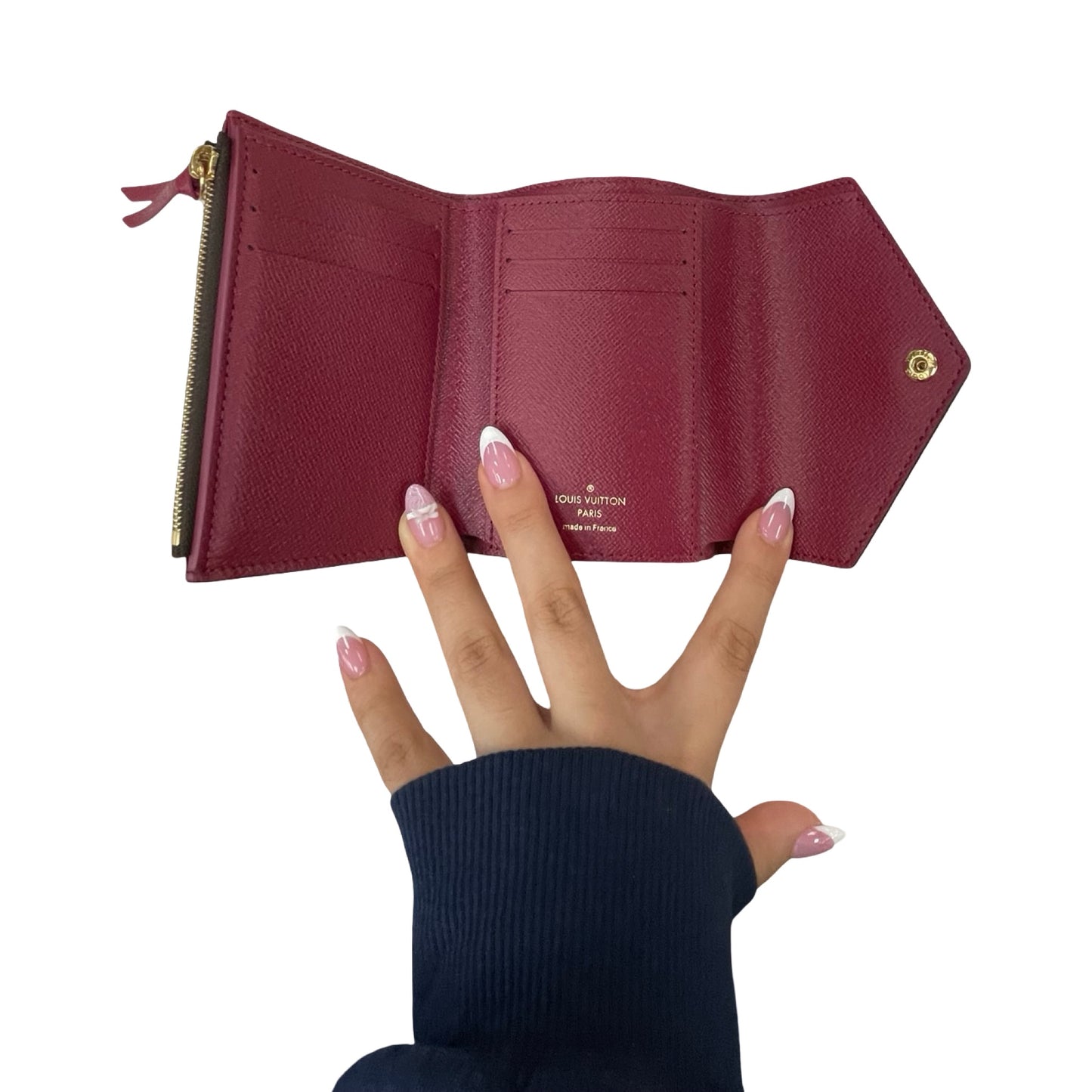 Wallet Luxury Designer By Louis Vuitton In Brown & Purple, Size:Medium