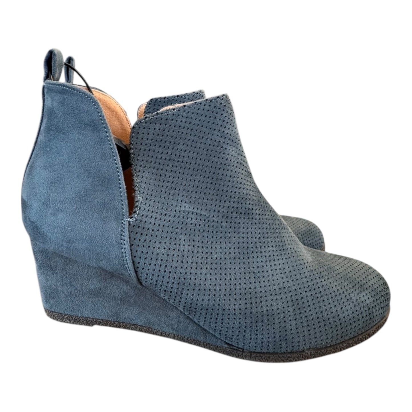 Shoes Heels Block By Cmc In Teal, Size:8