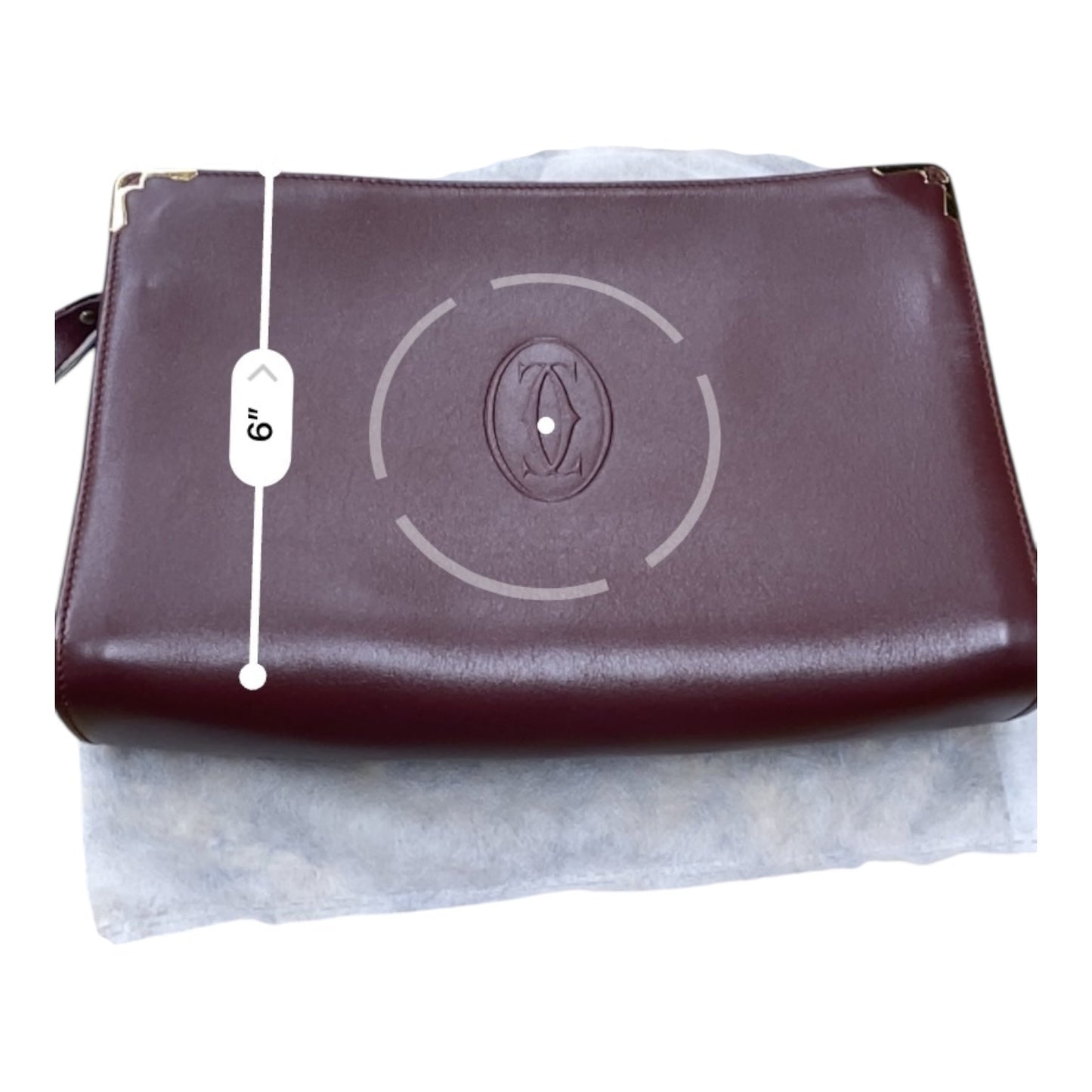 Clutch Luxury Designer By Cartier, Size: Medium
