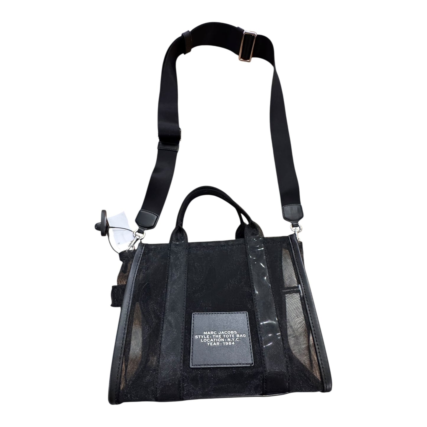 Tote Luxury Designer By Marc Jacobs In Black, Size:Medium