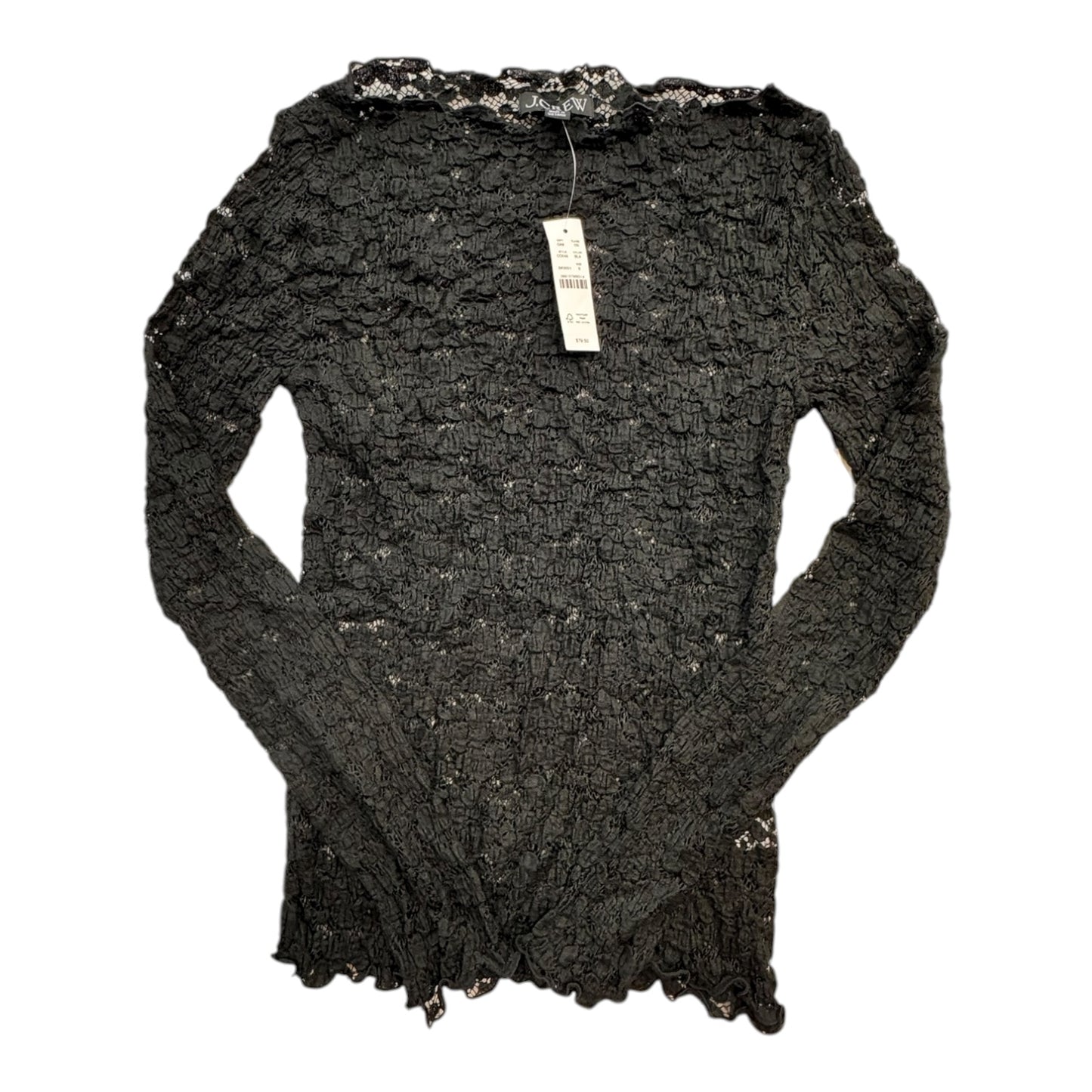 Top Ls By J. Crew In Black, Size:S