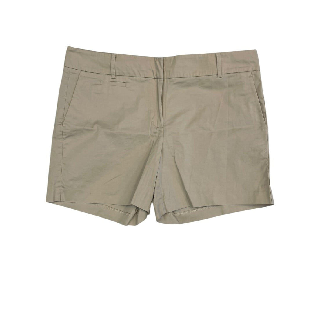 Shorts By Ann Taylor In Tan, Size:14