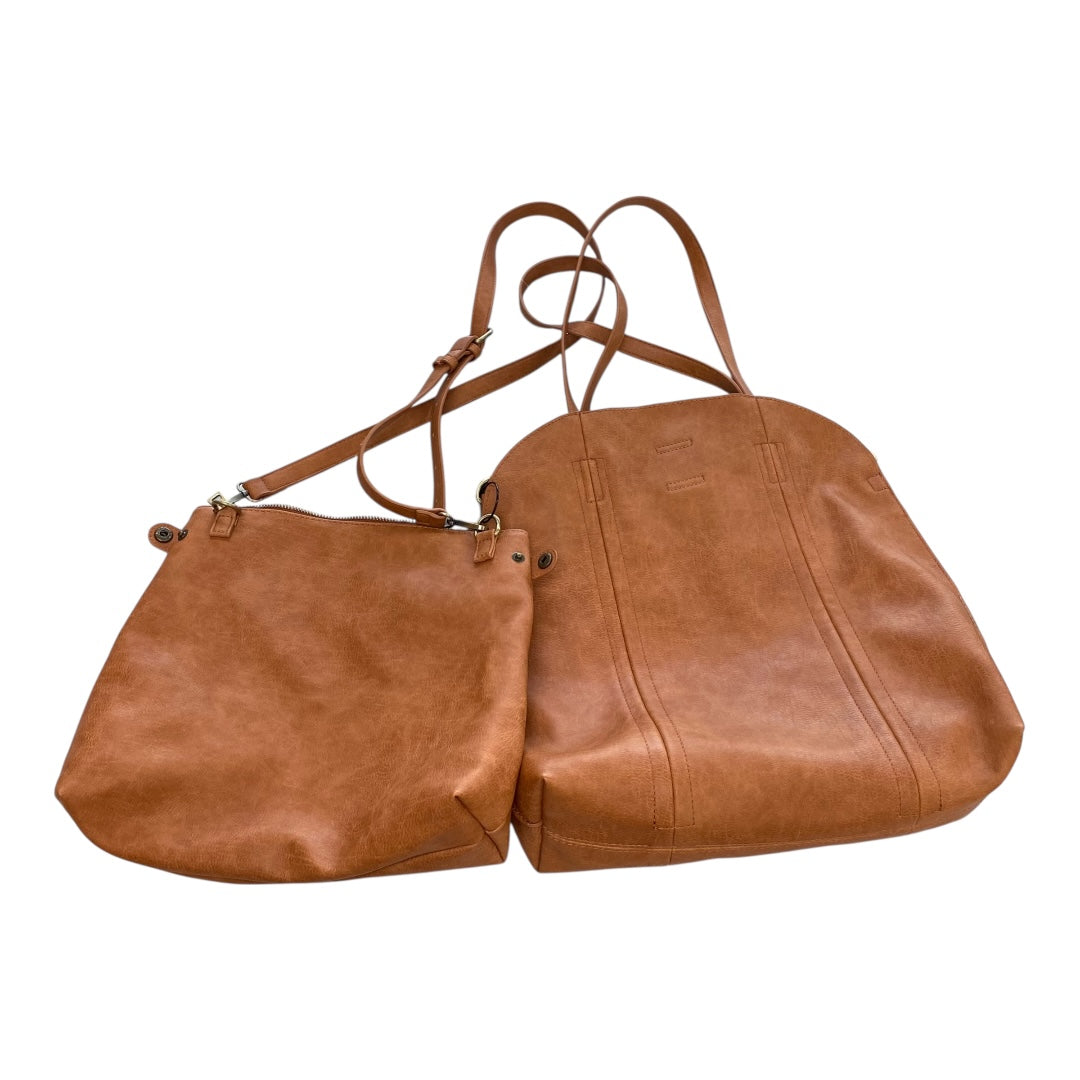 Handbag By Clothes Mentor In Brown, Size:Medium
