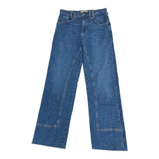 Jeans Wide Leg By We The Free In Blue Denim, Size:4