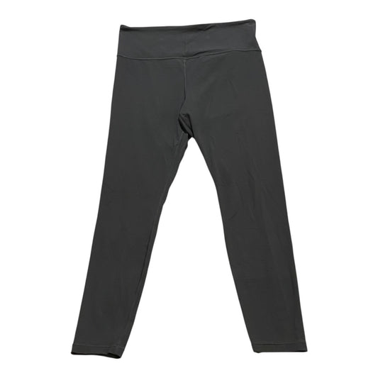 Athletic Leggings By Athleta In Grey, Size:L