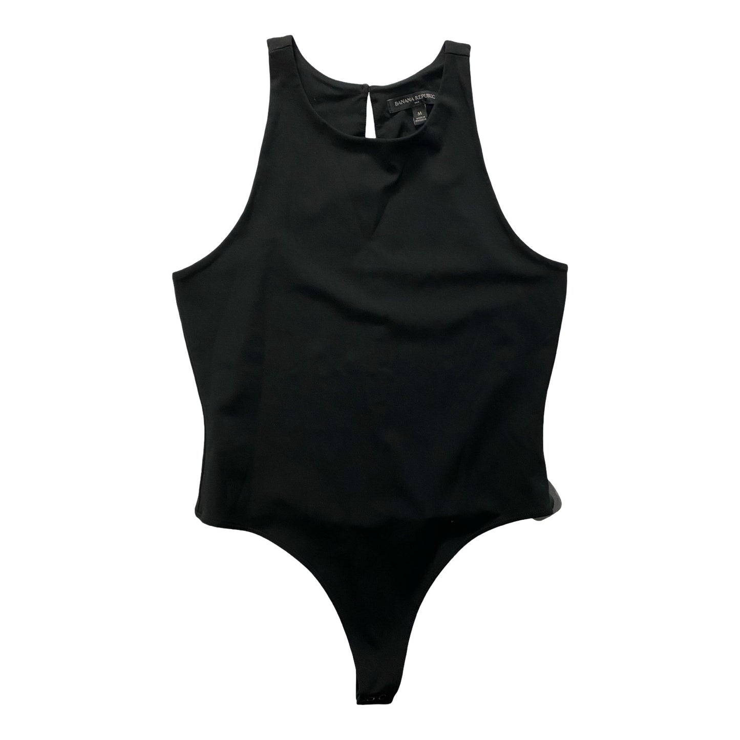 Top Sleeveless By Banana Republic In Black, Size:M