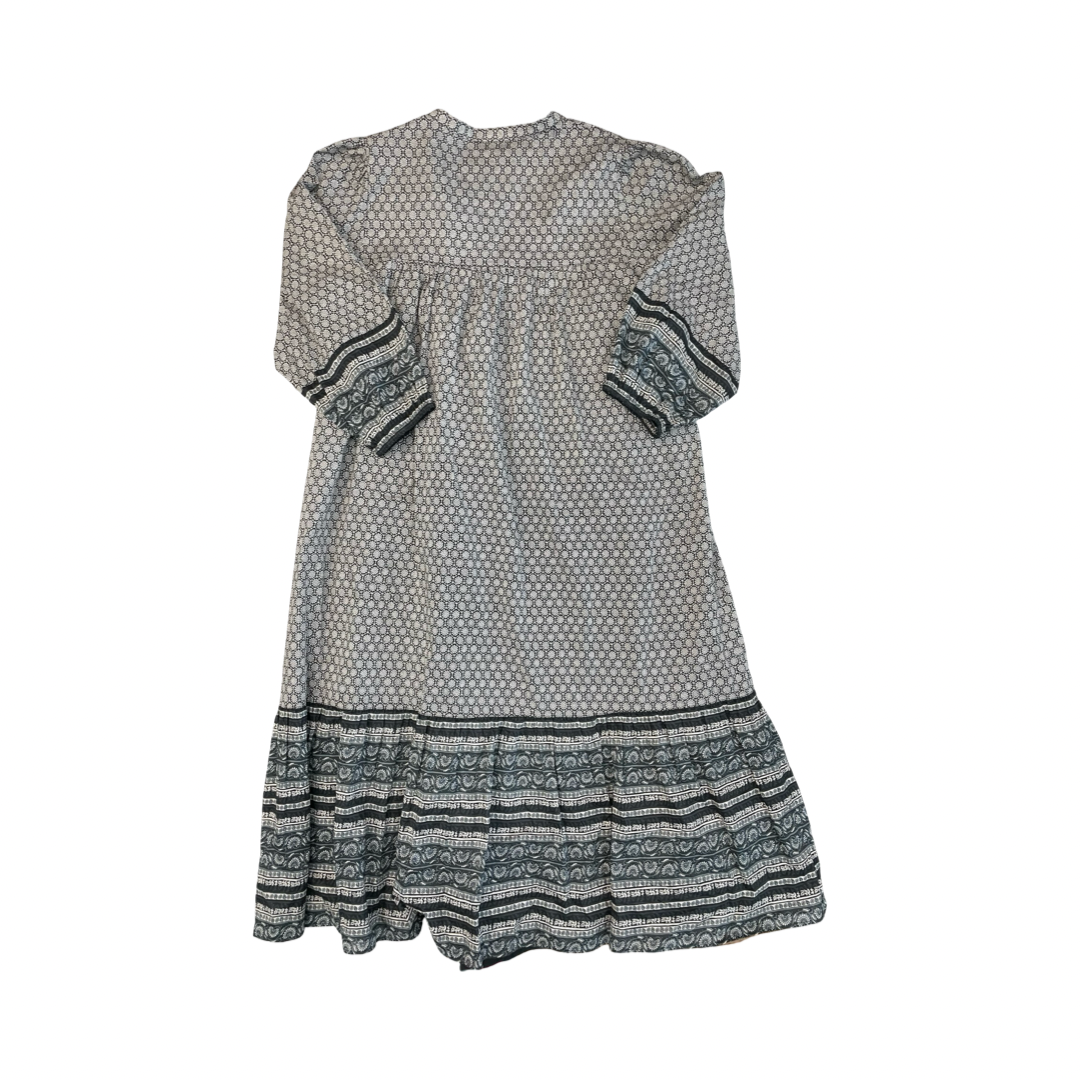 Dress Casual Maxi By Anna Sui In Black & White, Size:12