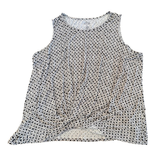 Top Sleeveless By Croft And Barrow In Multi, Size:3X