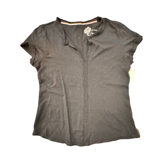 Top Ss Basic By Pilcro In Black, Size:Xs