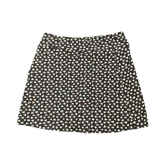 Athletic Skort By Lulu B In Black & White, Size:S