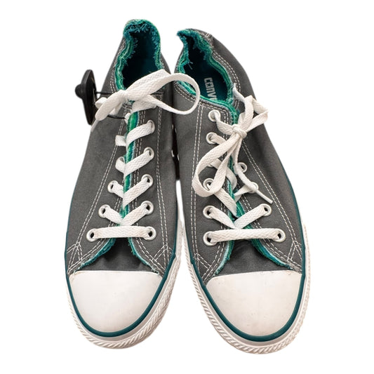 Shoes Athletic By Converse In Green & Grey, Size:10