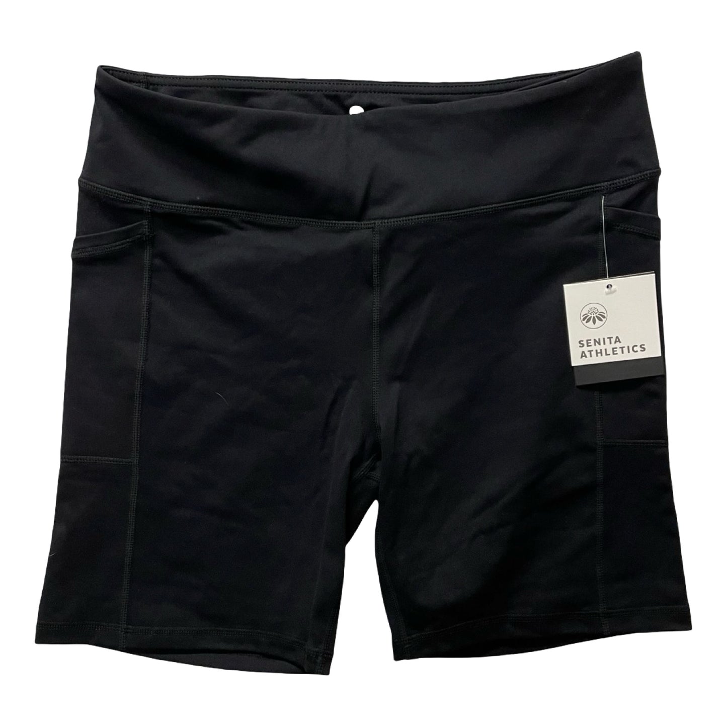 Athletic Shorts By Senita In Black, Size:Xl