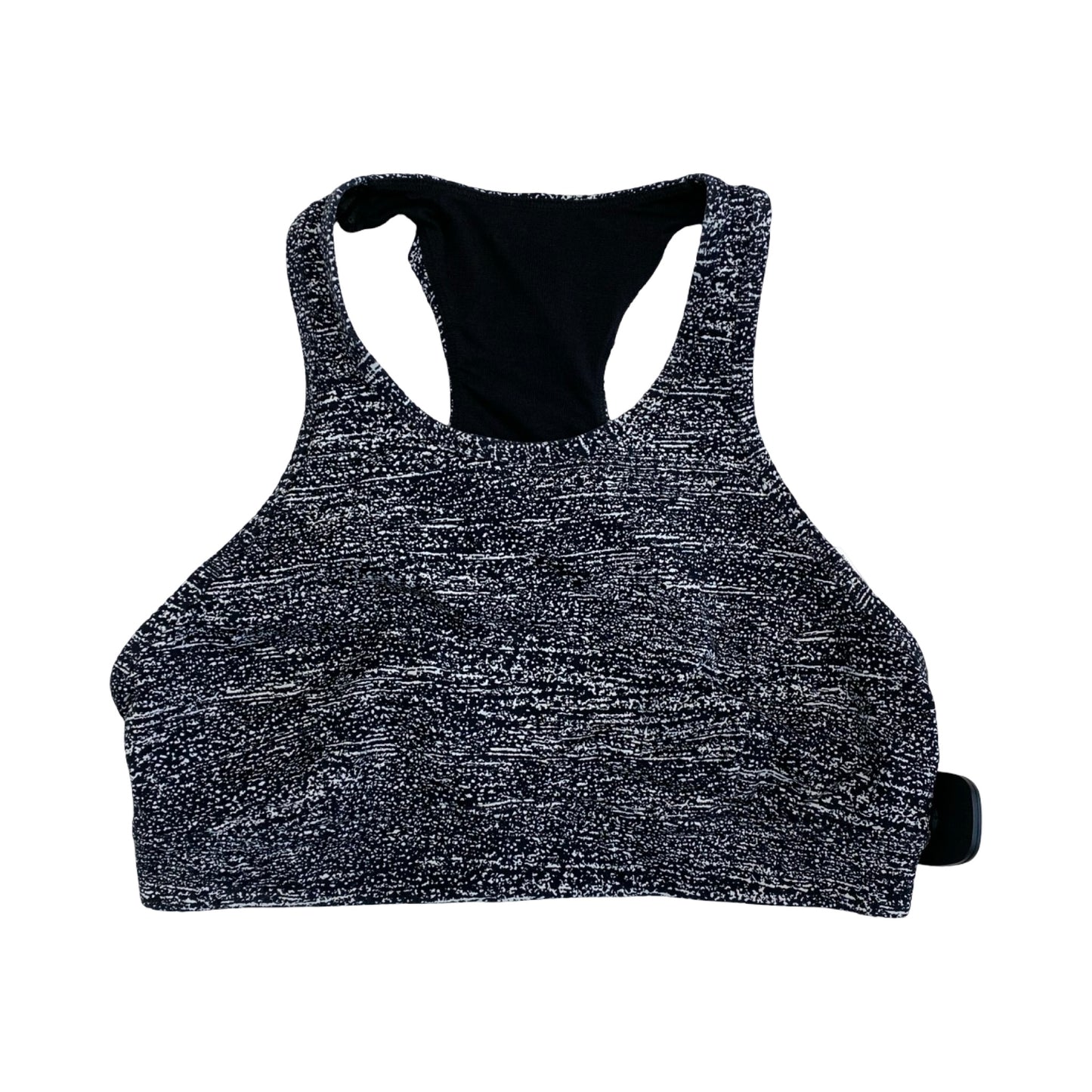 Athletic Bra By Lululemon In Black & White, Size:10
