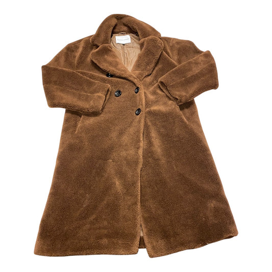 Coat Designer By Rebecca Minkoff In Brown, Size:M