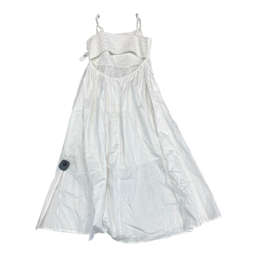 Dress Casual Maxi By Old Navy In White, Size:L